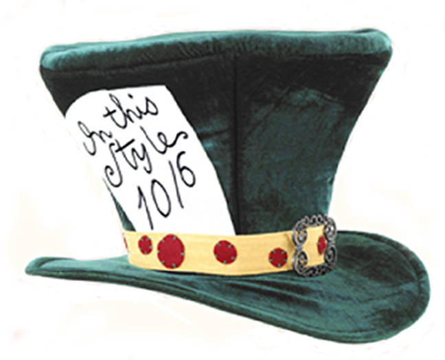 The Madhatter Hat from Alice in Wonderland